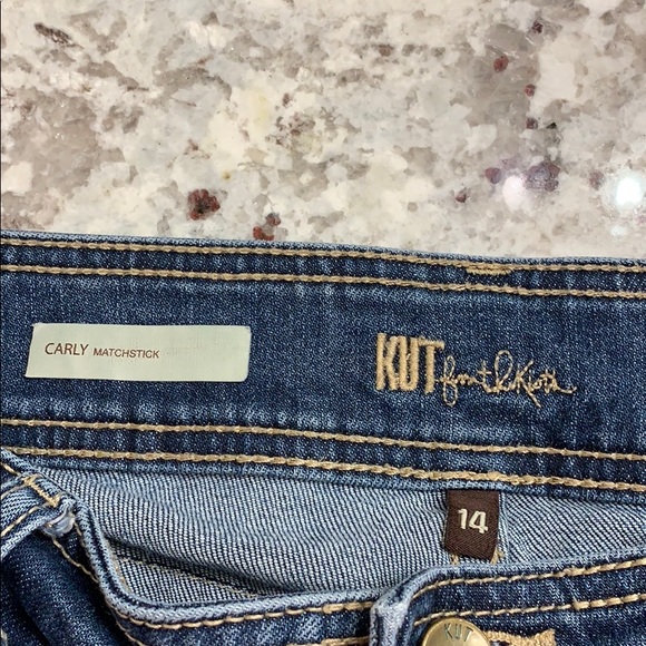 KUT Carley Matchstick Jeans Size 14 EUC - Picture 2 of 5